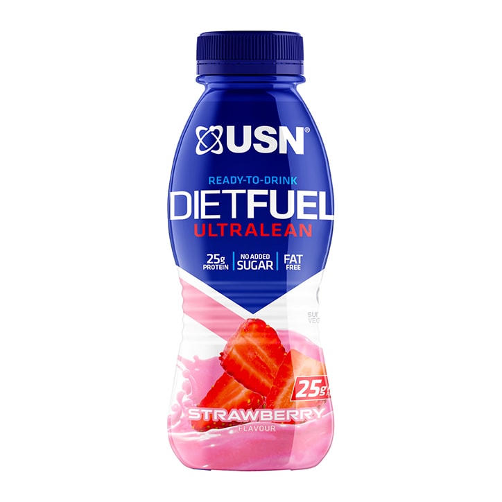 USN Diet Fuel Ready To Drink Strawberry 330ml RRP 2.50 CLEARANCE XL 39p or 3 for 0.99